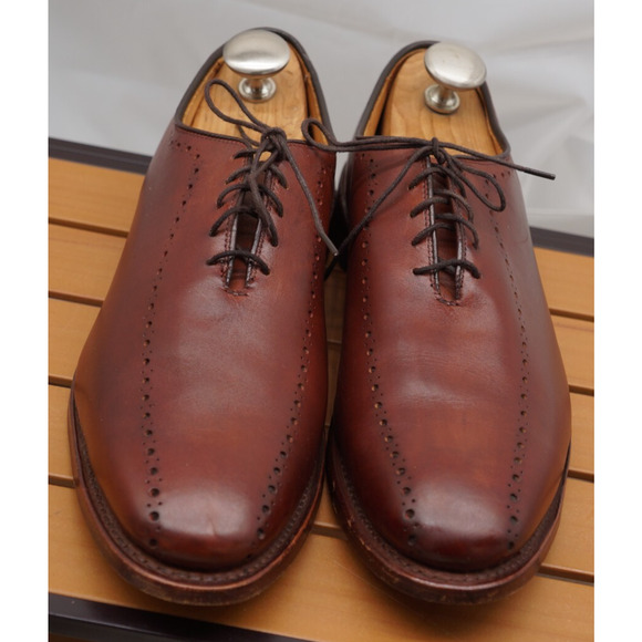 Allen Edmonds 9.5 C Hastings Chili Brown Mens Whole-Cut Dress Shoes main image 13
